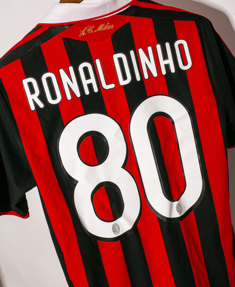 AC Milan 2009-10 Ronaldinho Home Kit (S)