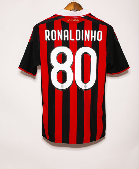 AC Milan 2009-10 Ronaldinho Home Kit (S)