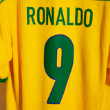 Brazil 1998 Ronaldo Home Kit (L)
