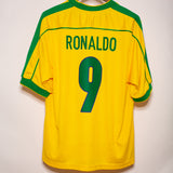 Brazil 1998 Ronaldo Home Kit (L)