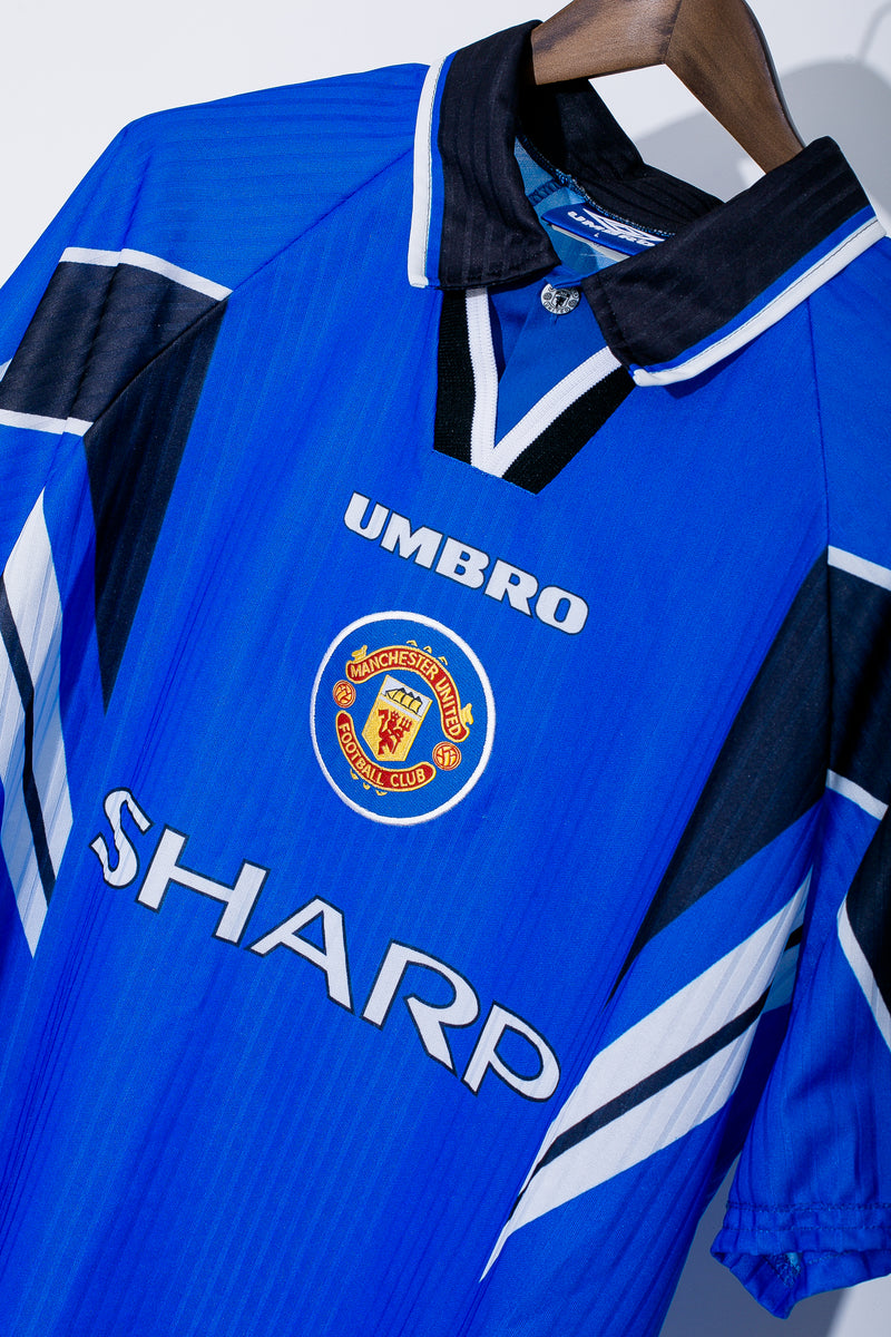 1996 - 1998 Manchester United Away Kit ( L )