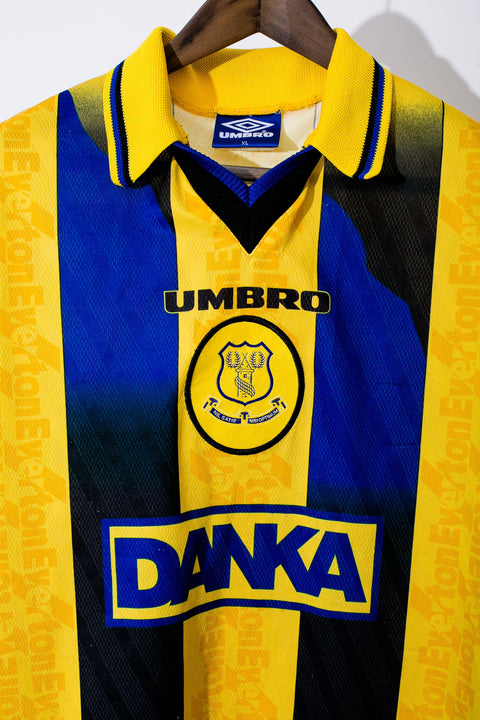 1996 - 1997 Everton Away #17 Kanchelskis Kit ( XL )