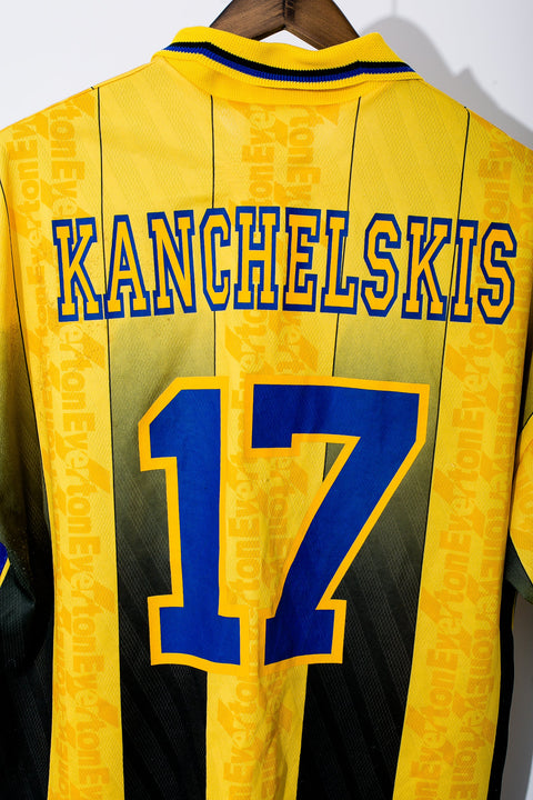 1996 - 1997 Everton Away #17 Kanchelskis Kit ( XL )