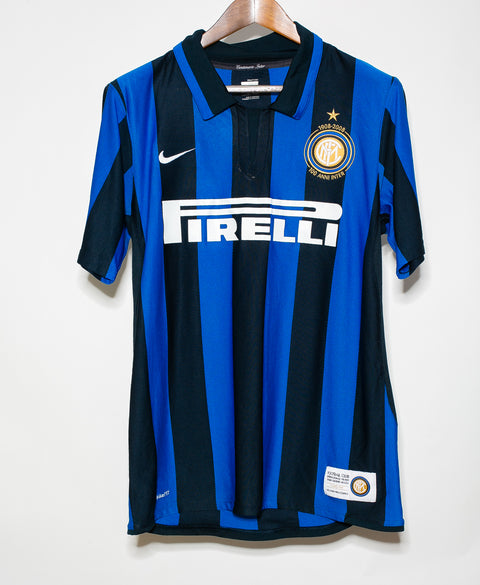 Inter Milan 2007-08 Figo Home Kit (M)