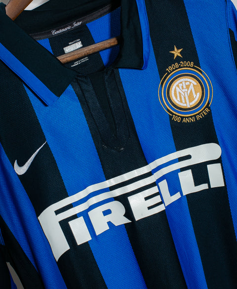 Inter Milan 2007-08 Figo Home Kit (M)