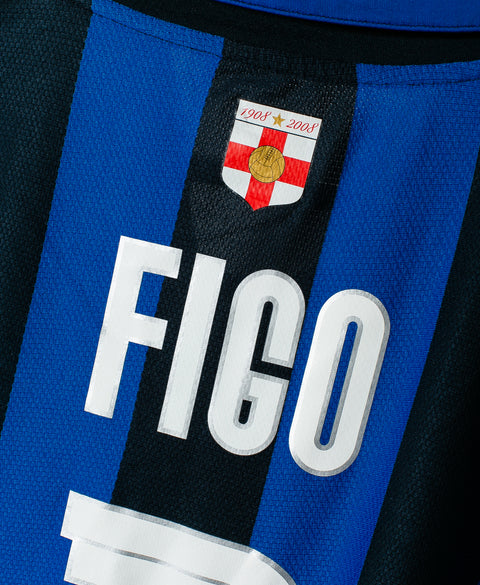 Inter Milan 2007-08 Figo Home Kit (M)