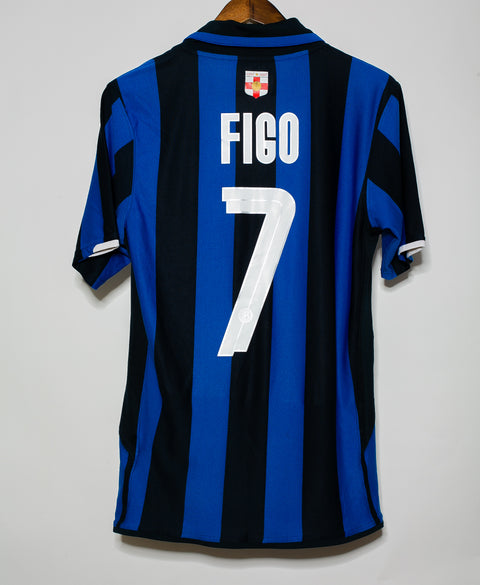 Inter Milan 2007-08 Figo Home Kit (M)