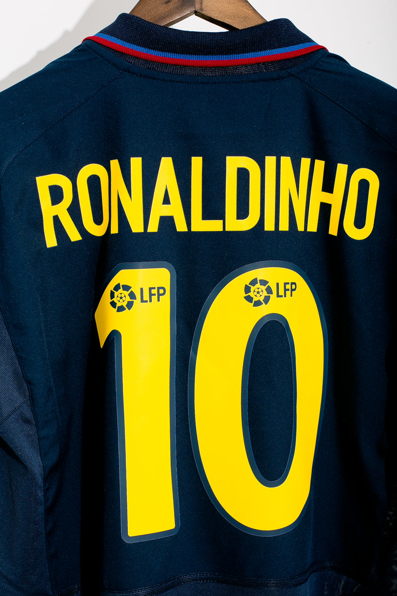 FC Barcelona 2004 - 2005 Away #10 Ronaldinho