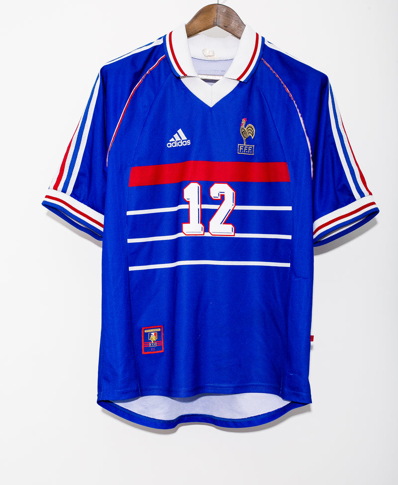 France No12 Henry Home Soccer Country Jersey