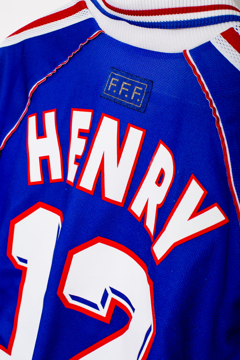 FRANCE 1998 HENRY 12 HOME SHIRT (Good) M – Foot-Jerseys