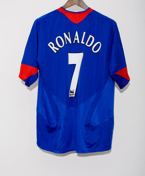 2005 - 2006 Manchester United Away Kit #7 Ronaldo ( XL )