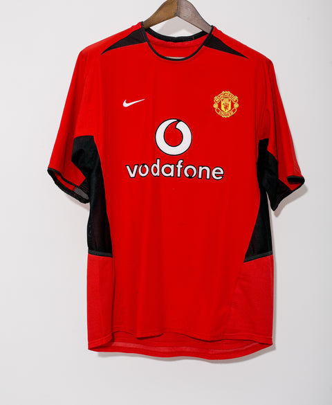 2002 - 2004 Manchester United Home Kit #7 ( L )