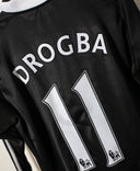 Chelsea 2008-08 Drogba Long Sleeve Away Kit (S)