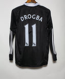 Chelsea 2008-08 Drogba Long Sleeve Away Kit (S)