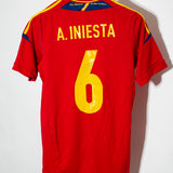 Spain 2012 Iniesta Home Kit (M)