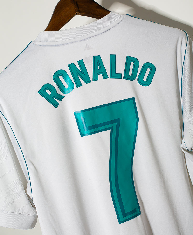 Real Madrid 2017-18 Ronaldo Home Kit (L)