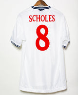 England 1999 Scholes Home Kit (XL)