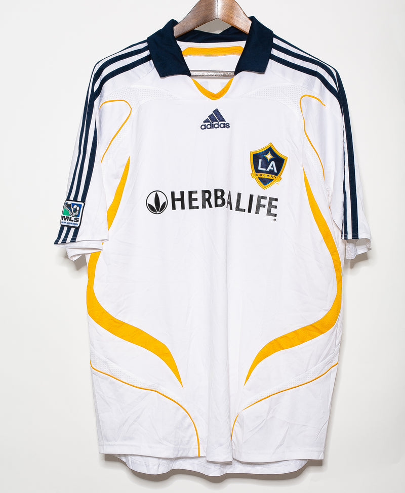 LA Galaxy 2007-08 Beckham Home Kit (XL)