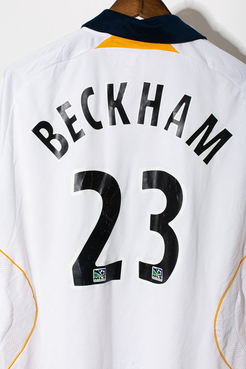 LA Galaxy 2007-08 Beckham Home Kit (XL)