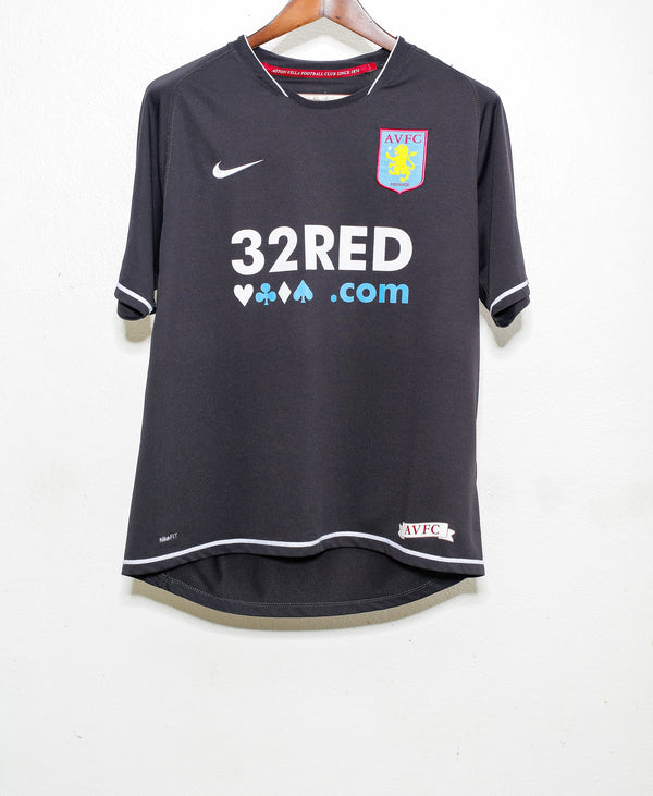 Aston Villa 2007-08 Young Away Kit (L)