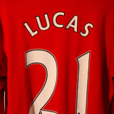 Liverpool 2012-13 Lucas Long Sleeve Home Kit (L)
