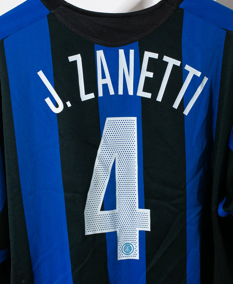 Inter Milan 2004-05 Zanetti Home Kit (XL)