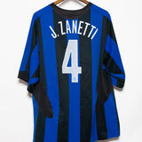 Inter Milan 2004-05 Zanetti Home Kit (XL)