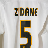 Real Madrid 2003-04 Zidane Home Kit (L)