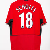 Manchester United 2002-03 Scholes Home Kit (L)
