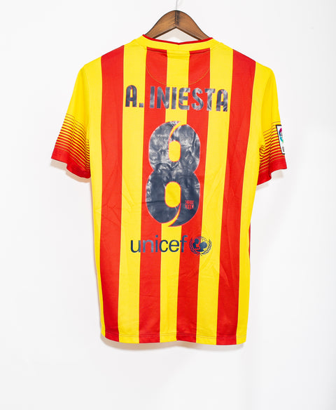 2013/2014 Iniesta #8 Barcelona Away Kit