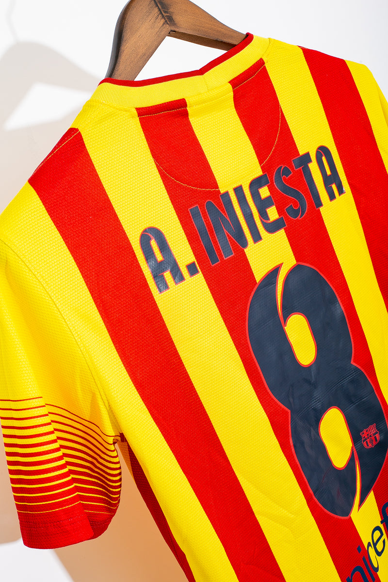2013/2014 Iniesta #8 Barcelona Away Kit