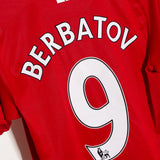 Manchester United 2007-08 Berbatov Home Kit (M)