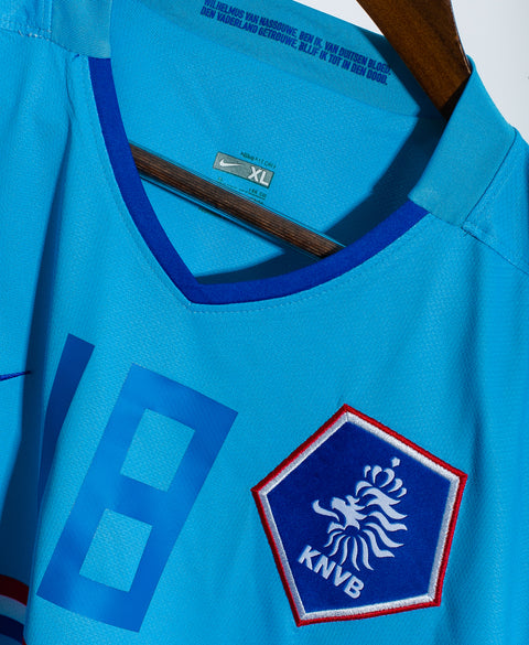 2008 Netherlands Away #18 Kuyt ( XL )