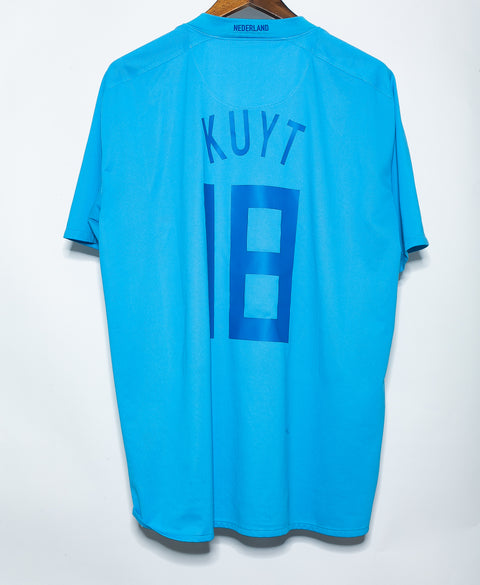 2008 Netherlands Away #18 Kuyt ( XL )