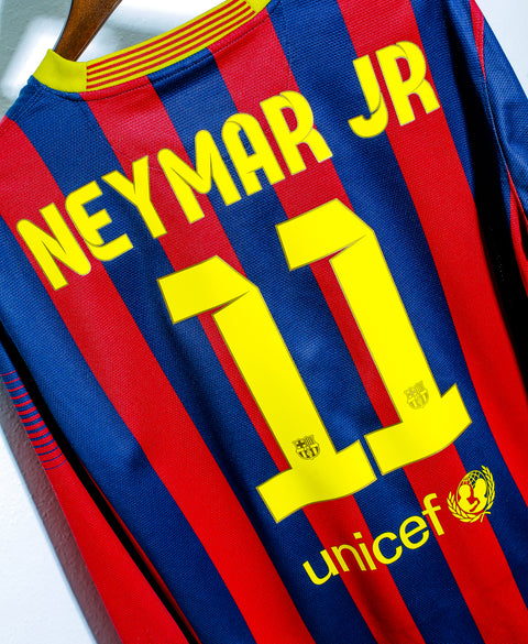 2011 - 2012 FC Barcelona Home LS #11 Neymar #11 ( L )