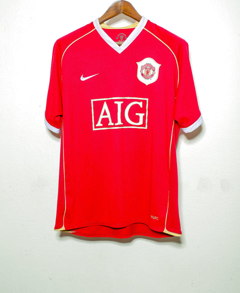 2006 - 2007 Manchester United Home #7 Ronaldo ( L )