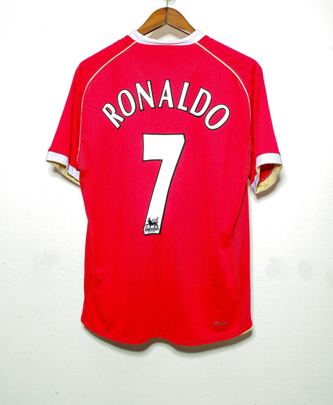 2006 - 2007 Manchester United Home #7 Ronaldo ( L )