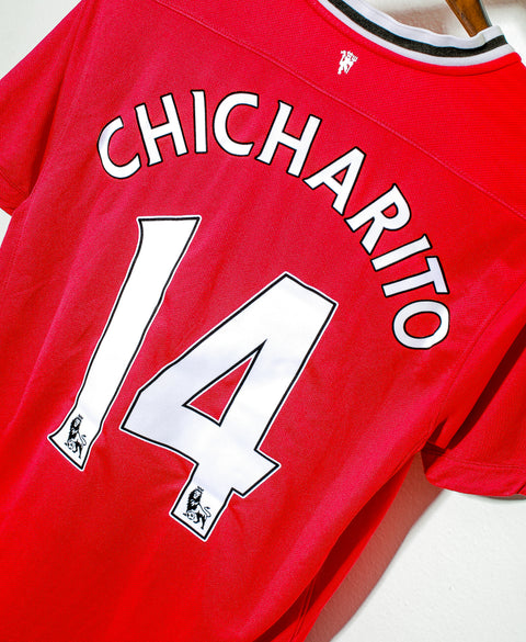 2012 Manchester United Home #14 Chicharito ( L )