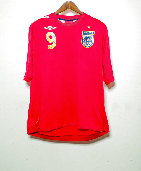 2006 England Away #9 Rooney ( XL )