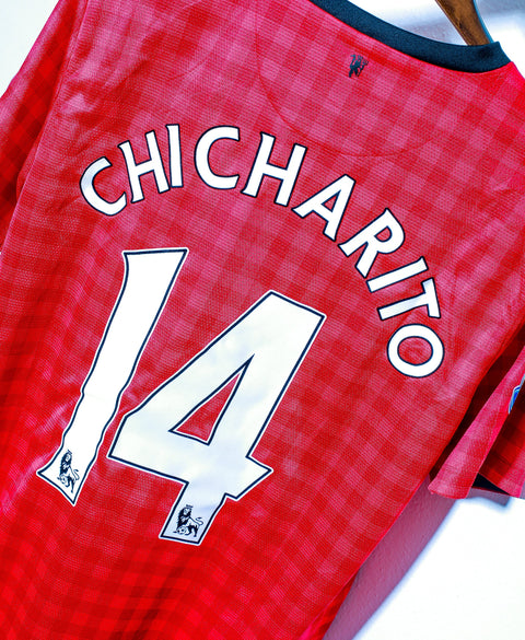 2012 Manchester United Home #14 Chicharito ( L )