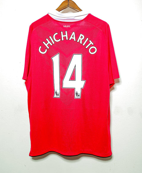 2010 Manchester United Home #14 Chicharito ( 2XL )