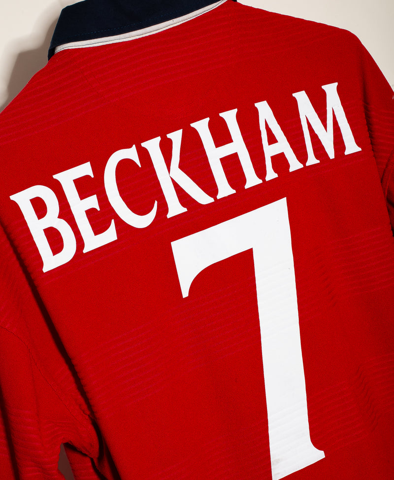 England 2000 Beckham Home Kit (L)