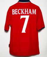 England 2000 Beckham Home Kit (L)