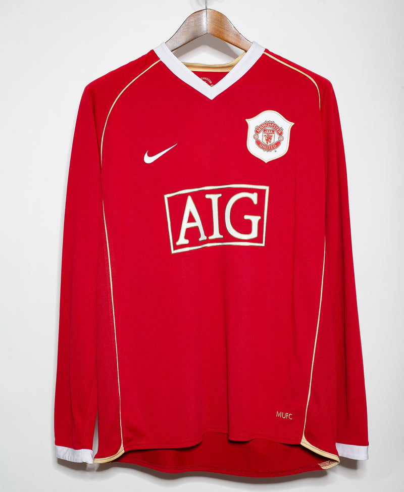 Manchester United 2006-2007 Home Long Sleeve Shirt #7 Ronaldo - Online  Store From Footuni Japan