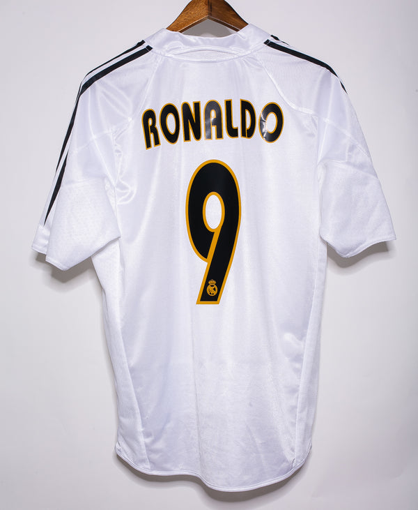 Real Madrid #9 Ronaldo 08/09 Home Jersey – OneTwoKits