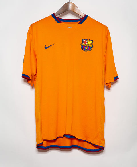 2006 Barcelona Away #10 Ronaldinho ( XL )