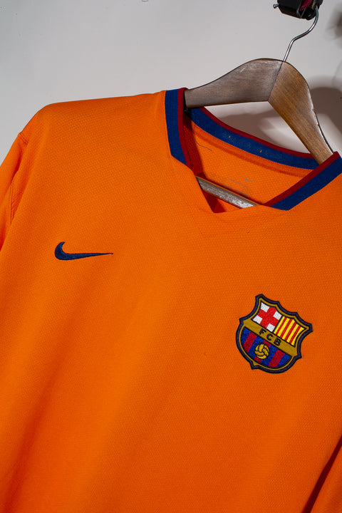 2006 Barcelona Away #10 Ronaldinho ( XL )