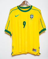 Brazil 1998 Ronaldo Home Kit (M)