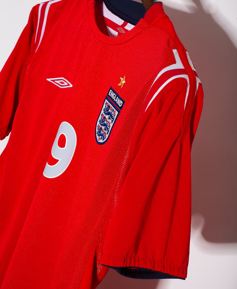 2004 England Away #9 Rooney ( M )