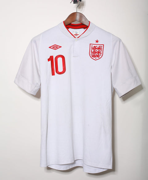 2012 England Home #10 Wayne Rooney Kit ( L )